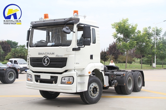 380HP 방사선 타이어 디자인 샤크만 6X4 트랙터 트럭 머리 예산 내에서
