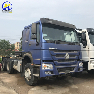 기술 부품 지원 사용 된 Sinotruk HOWO 트랙터 헤드 6X4 트레일러 트랙터 트럭