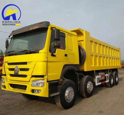 중고용 8X4 40-50tons Zz3257n3847A 모델과 10 1 타이어