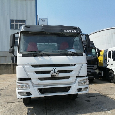 사용 된 Sinotruk HOWO 6X4 10바퀴 375HP 흰색 트랙터 트럭 머리