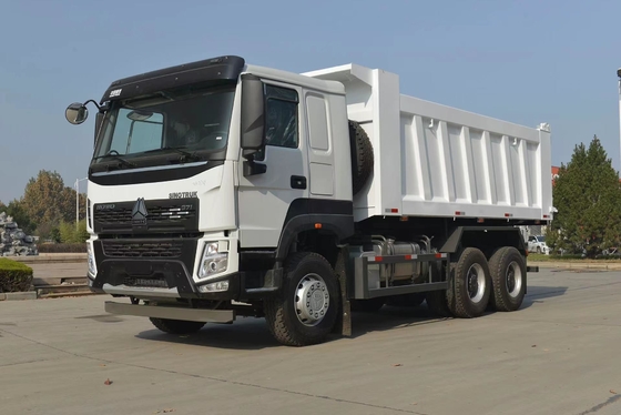 반사 타이어 설계 사용 된 Sinotruk HOWO 6X4 팅퍼 트럭 HW19710 변속기