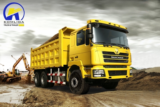 25-30톤 용량 덤프 트럭 샤크만 F3000 6X4 10 휠러 광업 덤퍼 틱퍼 사용