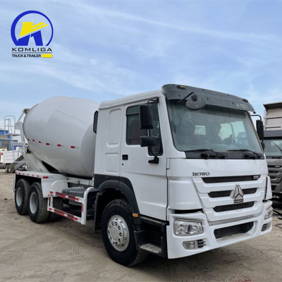사용자 지정 중고/ Sinotruk HOWO 6X4 8cbm 10cbm 12cbm 콘크리트 시멘트 믹서 트럭
