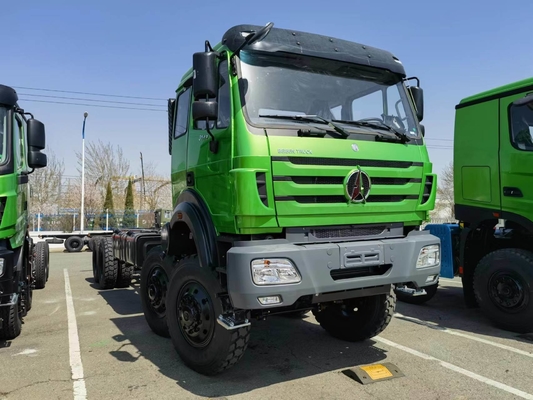 강력한 351-450hp Beiben 6X4 6X6 큰 엔진 용량과 북 벤츠 트랙터 트럭