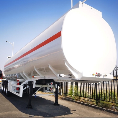 7000-8000mm 바퀴기반 3 축 45000L 가솔린 운송유 탱커 연료 탱커 트럭 트레일러