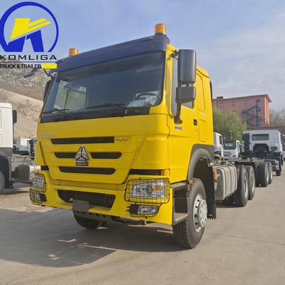 10 바퀴 6X4 380HP 400HP 430 프라임 모버 트레일러 사용 된 머리 트랙터 트럭 배달