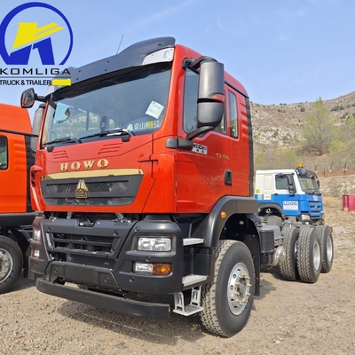10 바퀴 6X4 380HP 400HP 430 프라임 모버 트레일러 사용 된 머리 트랙터 트럭 배달
