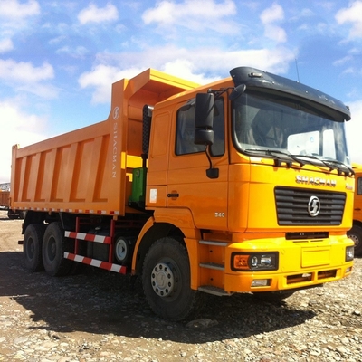 420HP 중량 덤퍼 샤크만 F2000 6X4 유로 2 덤퍼 트럭 1200r20 광선 타이어