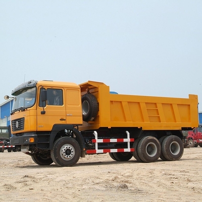 420HP 중량 덤퍼 샤크만 F2000 6X4 유로 2 덤퍼 트럭 1200r20 광선 타이어