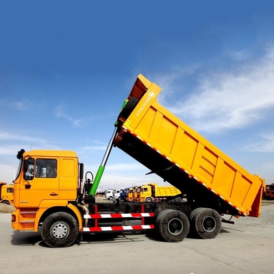 420HP 중량 덤퍼 샤크만 F2000 6X4 유로 2 덤퍼 트럭 1200r20 광선 타이어