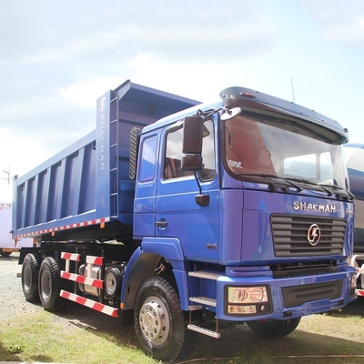 420HP 중량 덤퍼 샤크만 F2000 6X4 유로 2 덤퍼 트럭 1200r20 광선 타이어