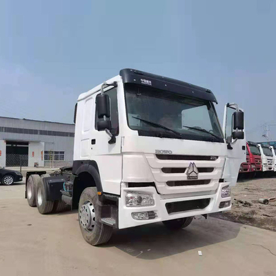 40-60 톤 충전 용량 6X4 375HP 시노트럭 사용 된 HOWO 트럭 트랙터 저렴한 가격