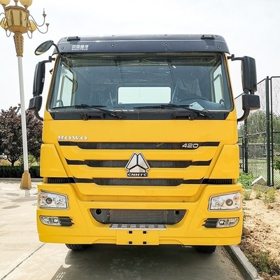 유로4 시노트럭 HOWO 420HP 터미널 전기 트랙터 트럭 ECE 타이어 인증