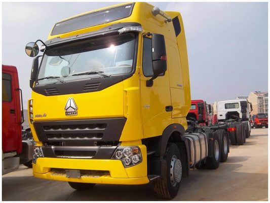 40-60 톤 부하 용량 시노트럭 420HP 6X4 HOWO A7 ECE 타이어와 함께 트랙터 트럭