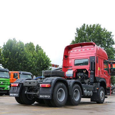 디젤 시노트럭 HOWO 371HP 375HP 헤드 트랙터 6X4 앞축 9 톤의 무거운 트럭