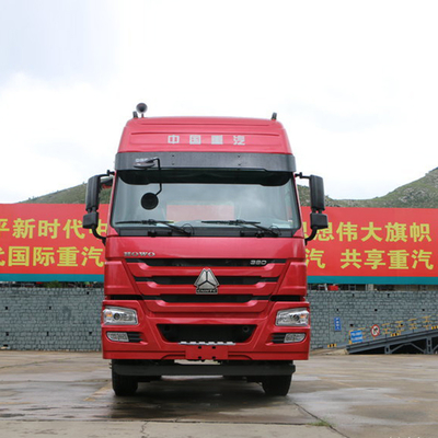 디젤 시노트럭 HOWO 371HP 375HP 헤드 트랙터 6X4 앞축 9 톤의 무거운 트럭