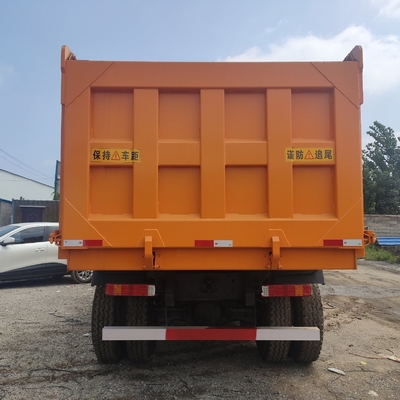 6X4 사용 된 샤크만 티퍼 트럭 380HP 디젤 엔진과 수압 시스템