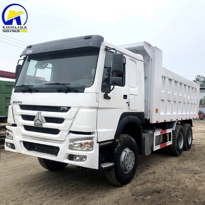 시노트루크 HOWO 6X4 375HP 371HP 무거운 짐을 운송하기 위한 덤퍼 티퍼 덤퍼 트럭