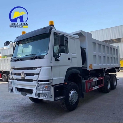 전면 리프팅 스타일 20m3 Sinotruck HOWO LHD/Rhd 운전 휠과 함께 덤프 트럭