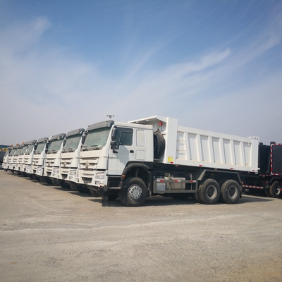 높은 용량 371HP 6X4 10 휠 시노트럭 HOWO 한 개의 잠자리를 가진 덤프 틱퍼 트럭