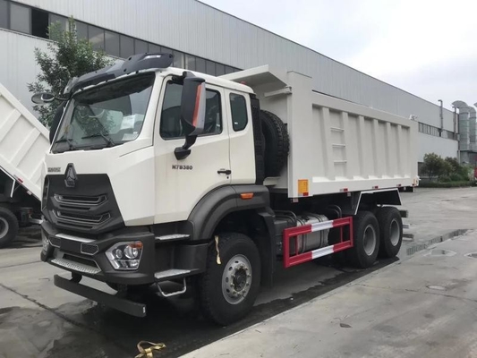 중국 시노트럭 HOWO 6X4 30tons 로딩 용량 반사 타이어 디자인 덤프 트럭