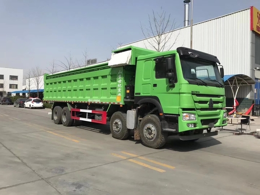 맞춤형 420HP 시노트럭 12 바퀴 40톤 50톤 티퍼 사용 된 HOWO 8X4 덤프 트럭