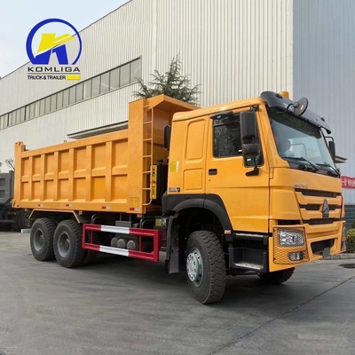 21-30t 로드 용량 Sinotruk HOWO A7 Hw19710 변속기와 함께 덤프 트럭 틱퍼