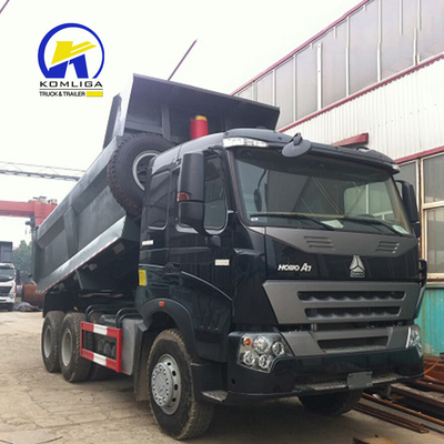 화이트 HOWO A7 덤프 트럭 336HP 371HP 대량물 취급용 좌우 운전
