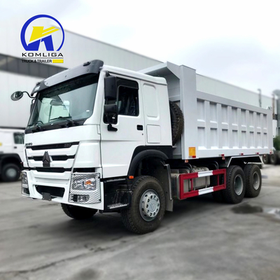 화이트 HOWO A7 덤프 트럭 336HP 371HP 대량물 취급용 좌우 운전
