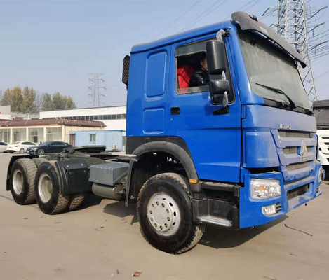 시노트럭 사용 된 트랙터 헤드 HOWO 420HP 트럭 귀하의 운송 필요에 맞게 사용자 정의