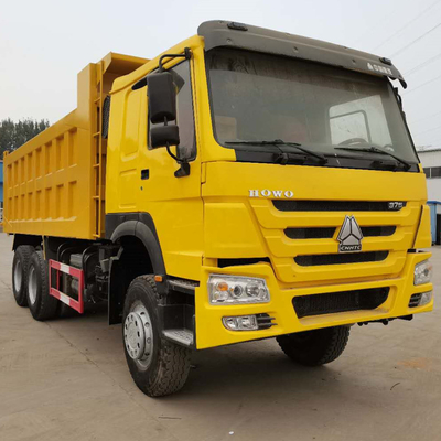 반사 타이어 디자인 Sinotruk HOWO 6X4 375HP 사용 된 사람 디젤 틱퍼 트럭 가격 1