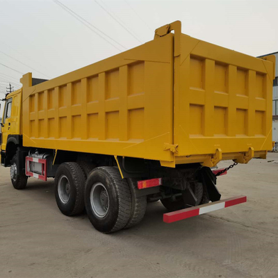 반사 타이어 디자인 Sinotruk HOWO 6X4 375HP 사용 된 사람 디젤 틱퍼 트럭 가격 1