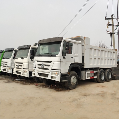 반사 타이어 디자인 Sinotruk HOWO 6X4 375HP 사용 된 사람 디젤 틱퍼 트럭 가격 1