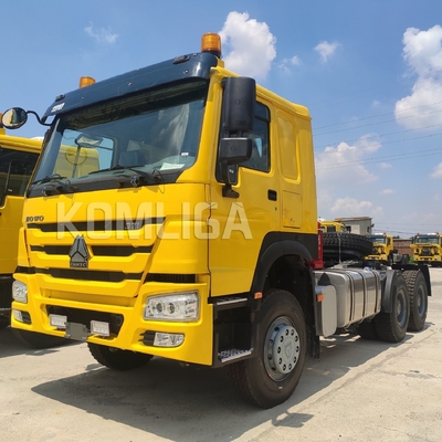 6X4 371HP HOWO 라디얼 타이어 디자인 및 판매와 함께 트럭 트랙터