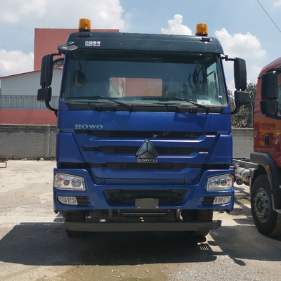견인 기지 50 / 90 선택 Sinotruk 420HP 371 6X4 HOWO 헤드 트랙터 중량 트럭