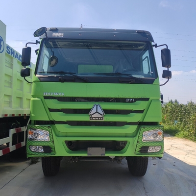 사용 된 Sinotruk HOWO 덤프 트럭 371HP 336HP 30 톤 부하 용량 타이어 10 1 예비
