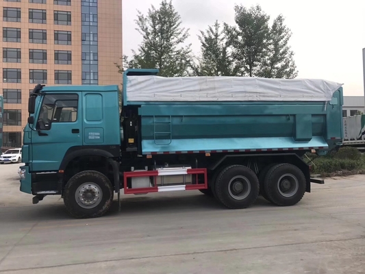 필리핀의 Sinotruk 380HP HOWO 덤프 트럭 Hw76 카비 및 DOT 타이어 인증