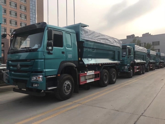필리핀의 Sinotruk 380HP HOWO 덤프 트럭 Hw76 카비 및 DOT 타이어 인증