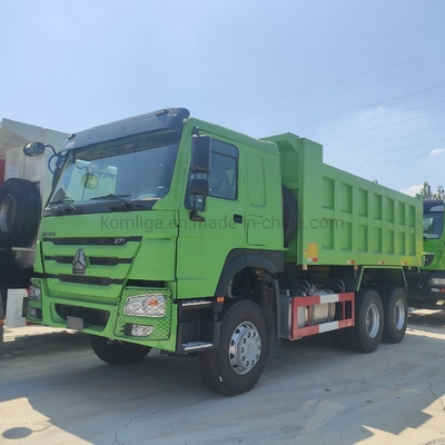 Zf8118 스티어링 시스템 6X4 사용된 시노트럭 10 휠 덤프 트럭 20cbm 버킷 차원