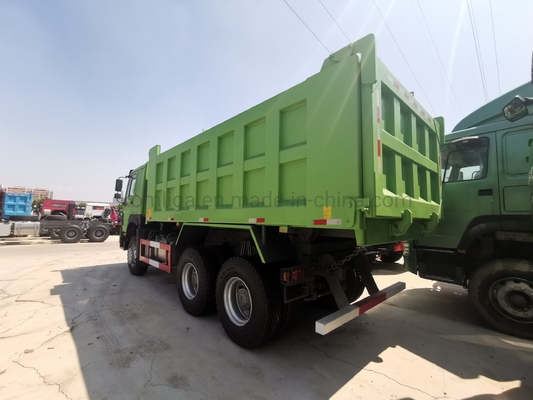 Zf8118 스티어링 시스템 6X4 사용된 시노트럭 10 휠 덤프 트럭 20cbm 버킷 차원