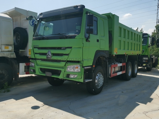 Zf8118 스티어링 시스템 6X4 사용된 시노트럭 10 휠 덤프 트럭 20cbm 버킷 차원
