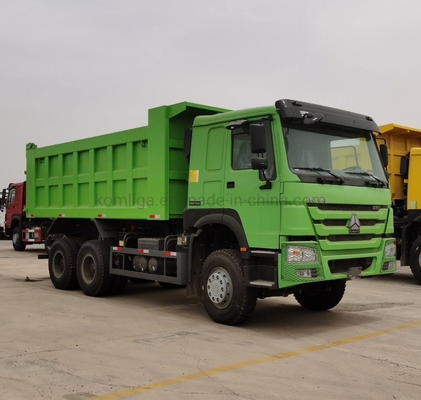 Zf8118 스티어링 시스템 6X4 사용된 시노트럭 10 휠 덤프 트럭 20cbm 버킷 차원