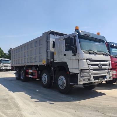 방사선 타이어 설계 41-50t 부하 용량 파키스탄의 Sinotruk HOWO 8X4 40톤 덤프 트럭