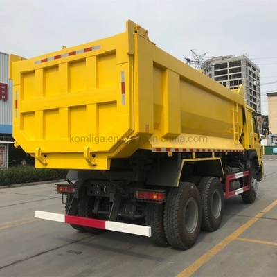 반사 타이어 설계 및 엔진 용량&gt;8L 시노트럭 HOWO 371HP 덤프 트럭 6X4 틱퍼 트럭