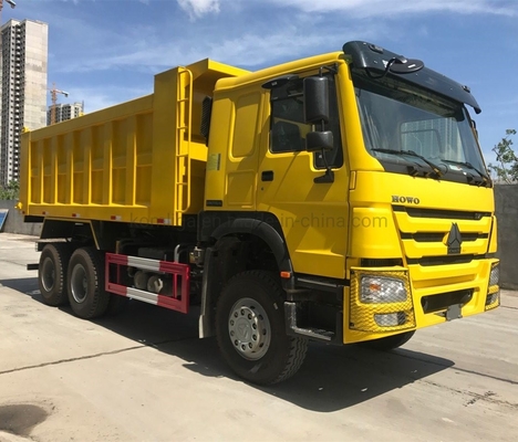 반사 타이어 설계 및 엔진 용량&gt;8L 시노트럭 HOWO 371HP 덤프 트럭 6X4 틱퍼 트럭