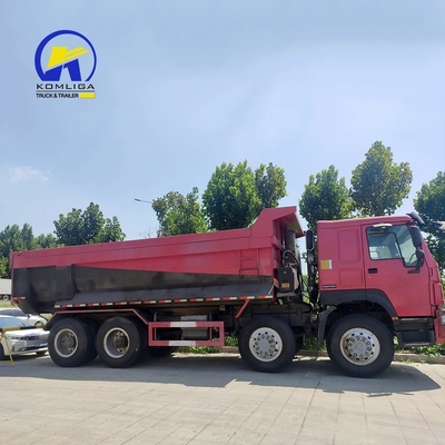 사용 된 HOWO 트럭 6*4 371HP U형 시노트럭 높은 부하 용량 21-30t