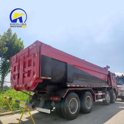 사용 된 HOWO 트럭 6*4 371HP U형 시노트럭 높은 부하 용량 21-30t