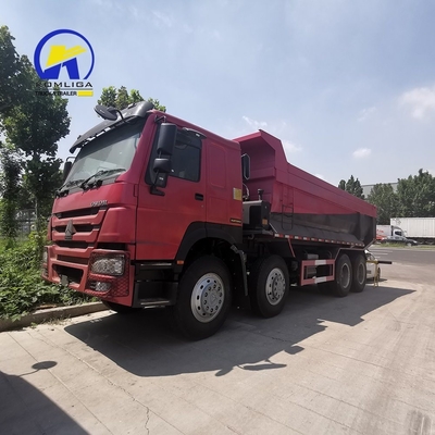 사용 된 HOWO 트럭 6*4 371HP U형 시노트럭 높은 부하 용량 21-30t