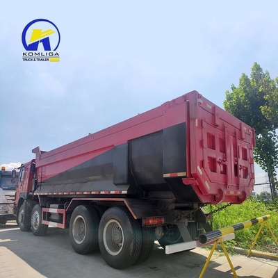 사용 된 HOWO 트럭 6*4 371HP U형 시노트럭 높은 부하 용량 21-30t