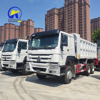 시노 트럭 사용 된 덤프 트럭 HOWO 6X4 트럭 375HP 티퍼 트럭 말력 375HP
